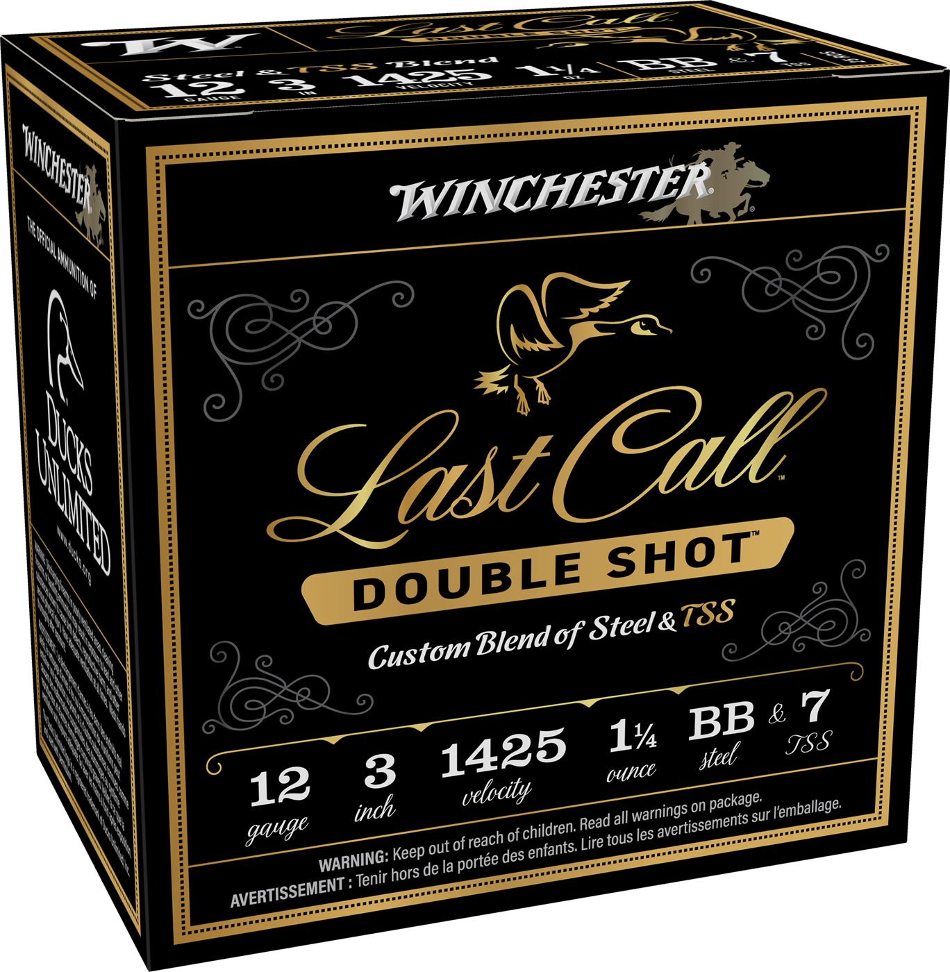 Winchester Ammunition Ammo LCDS1237 Last Call Double Shot 12 Gauge 3in 1 1/