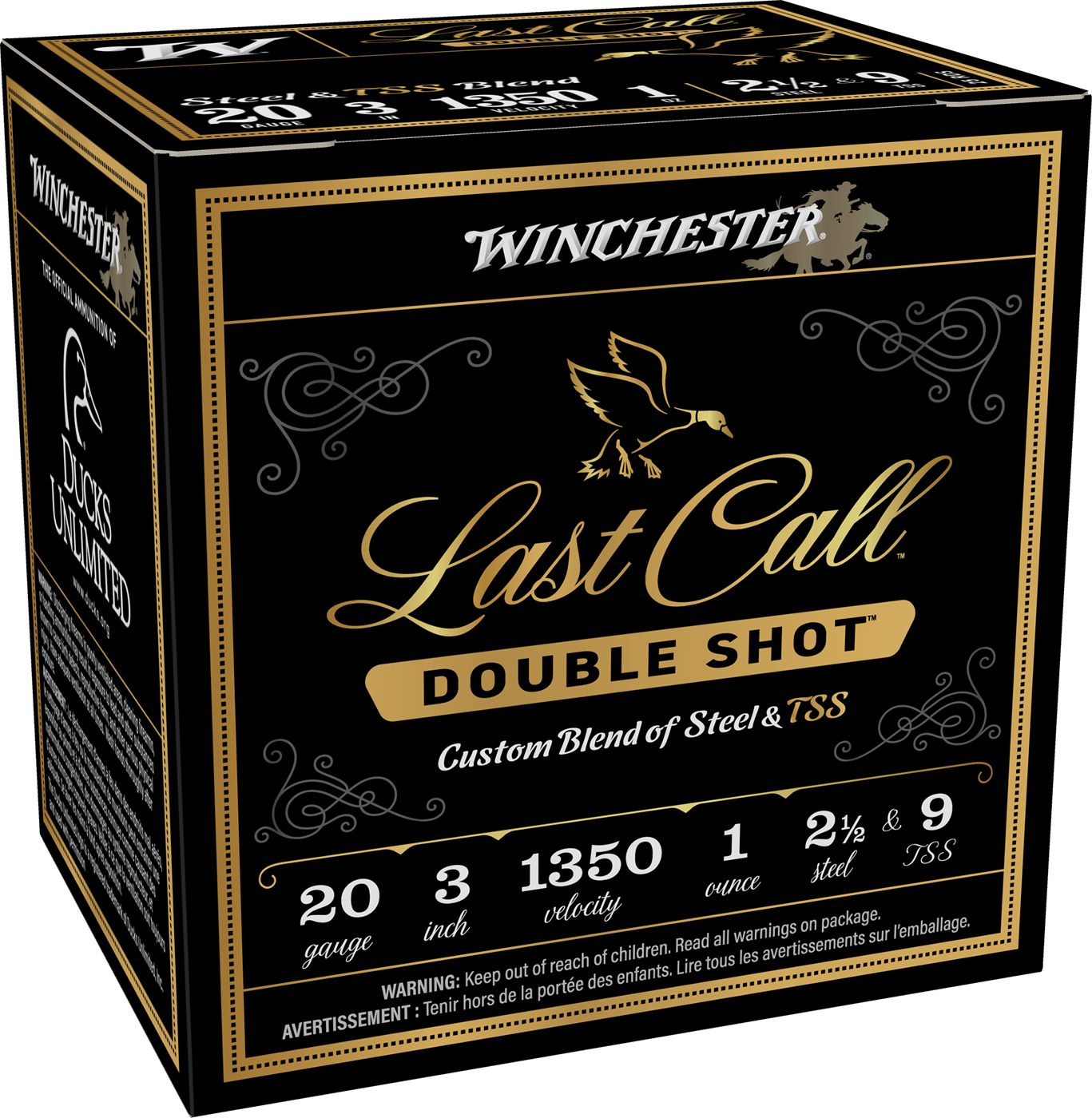 Winchester Ammo LCDS2039 Last Call Double Shot 20 Gauge 3in 1oz 2.5/9TSS 25