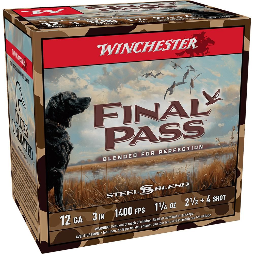 Winchester Ammunition Ammo FP123254 Final Pass 12 Gauge 3in 1 1/4oz 2.5/4 S view 3