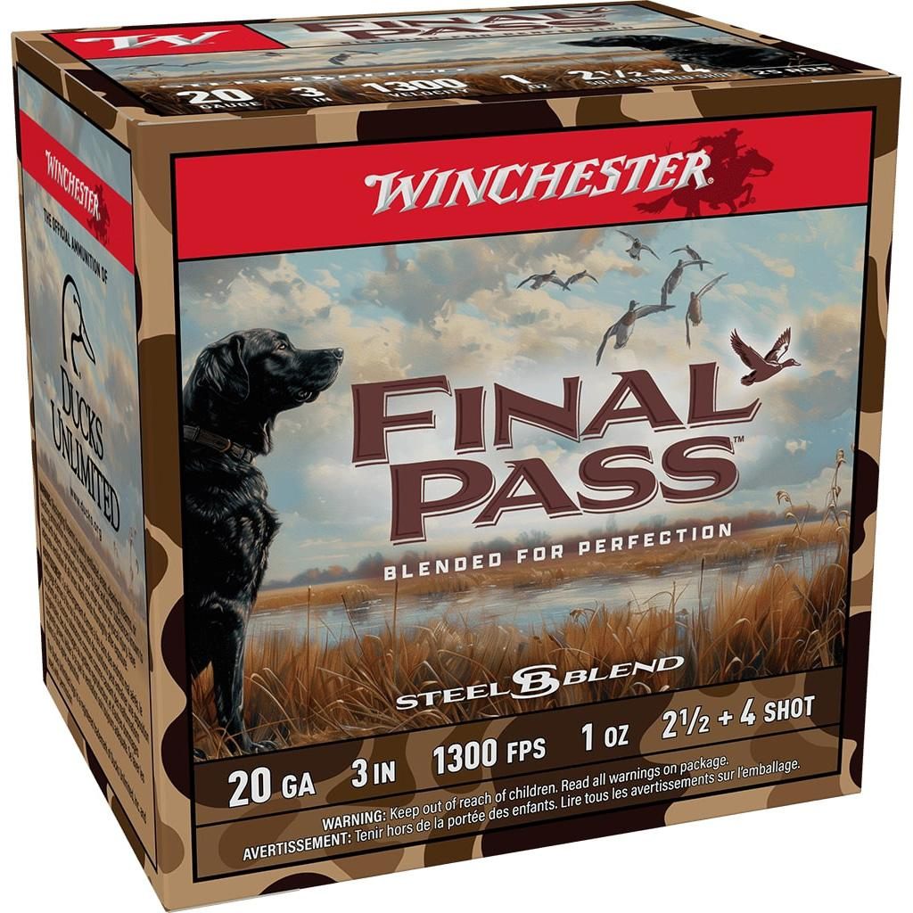 Winchester Ammo FP203254 Final Pass 20 Gauge 3in 1oz 2.5/4 Shot 25 Per Box/ view 3