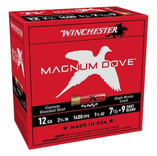 Winchester Ammunition Ammo MD1279 Magnum Dove 12 Gauge 2.75in 1 1/4oz 7.5/9 view 4