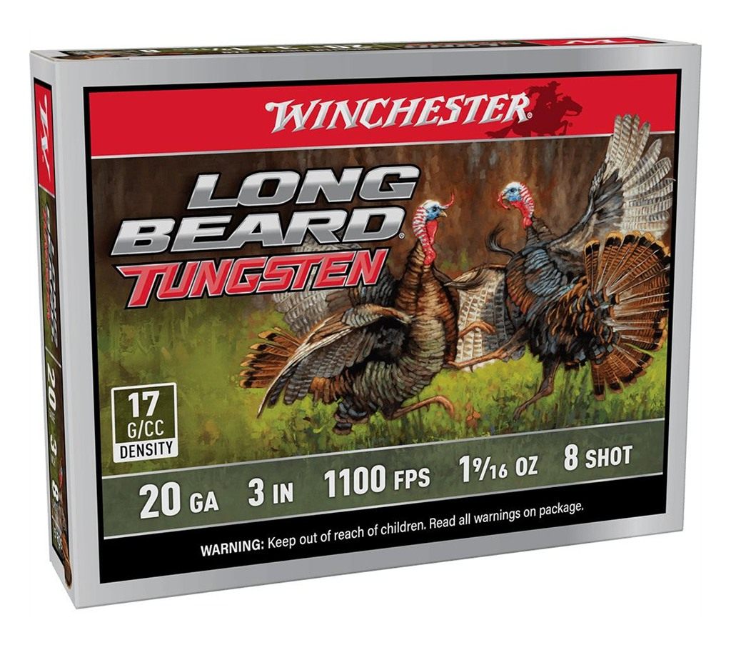 Winchester Ammunition Long Beard Tungsten Shotshell 20ga 3in 1-9/16oz 1100 view 2