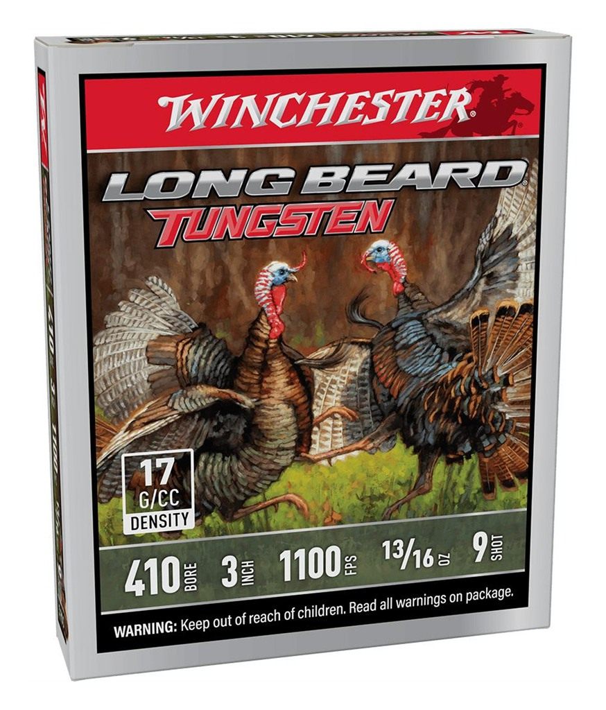 Winchester Ammunition Long Beard Tungsten Shotshell 410ga 3in 13/16oz 1100 view 2