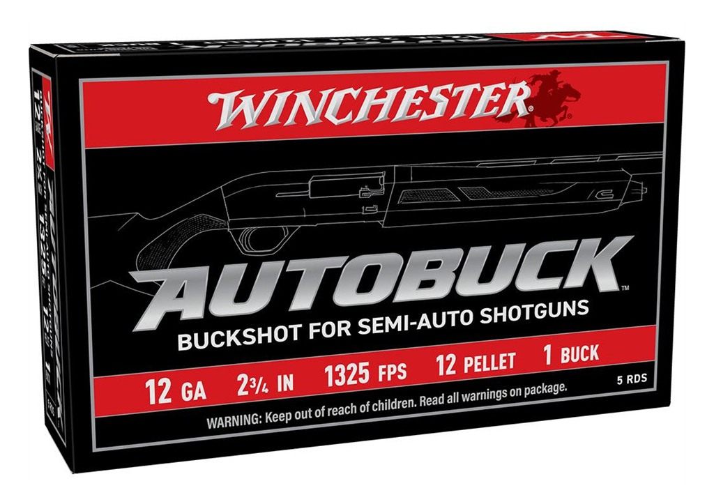 Winchester Ammunition Autobuck 12GA 2-3/4in 1 Buckshot FOR Semi-Auto (12 Pe view 3