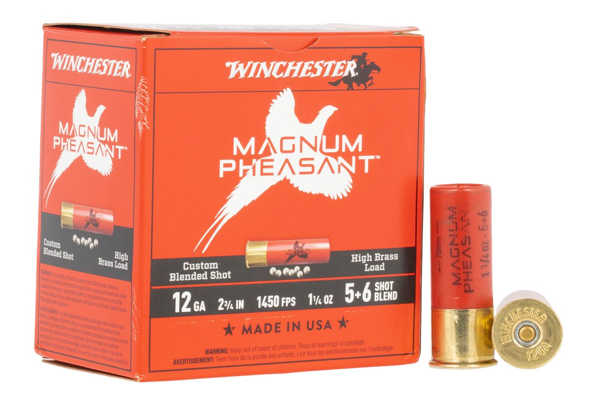 Winchester Ammunition 12 GA 2-3/4in 5 6 Magnum Pheasant 1-3/8 OZ 25RD/BX 10