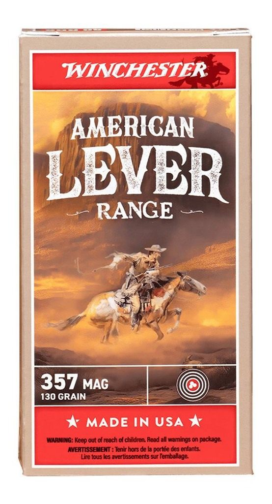 Winchester Ammunition American Level Range .357 Mag 130gr FMJ 1510 fps 50/c