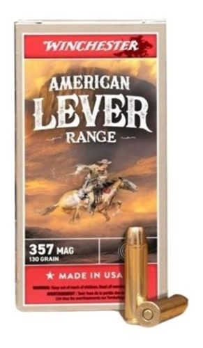 Winchester Ammunition American Level Range .357 Mag 130gr FMJ 1510 fps 50/c view 2