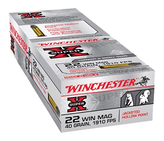 Winchester Ammunition Ammo X22MH Super X 22WMR 40gr Jacketed Hollow Point 5 view 2