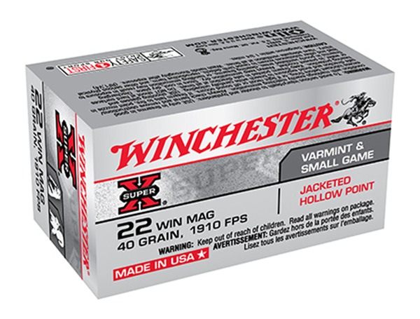 Winchester Ammunition Ammo X22MH Super X 22WMR 40gr Jacketed Hollow Point 5 view 3