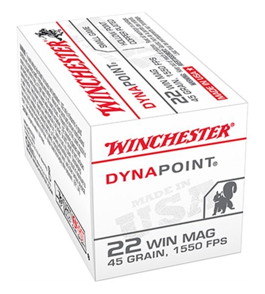 Winchester Ammunition Ammo USA22M Dynapoint 22WMR 45gr Copper Plated Hollow view 4