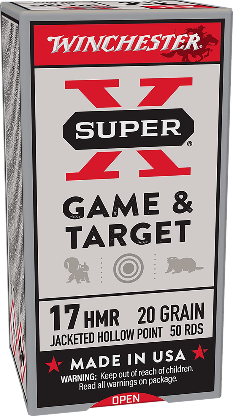 Winchester Ammo X17HMR1 Super X 17HMR 20gr Hornady XTP Hollow Point 50 Per