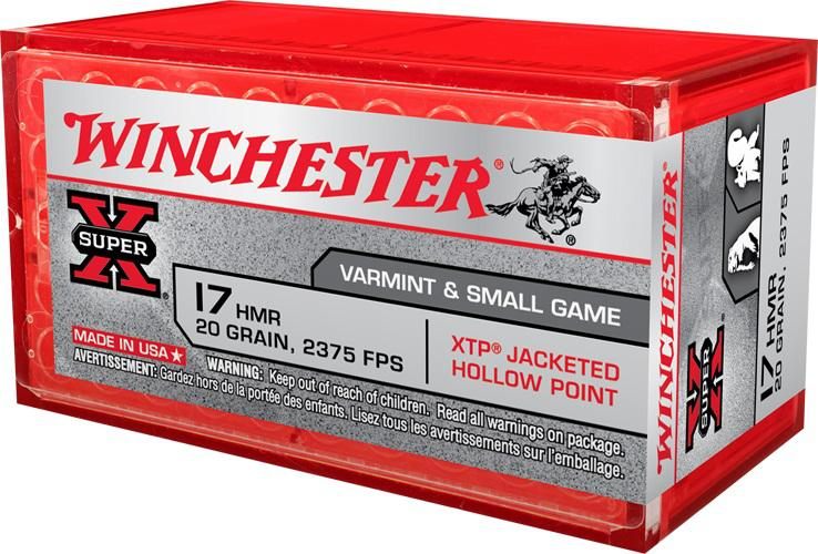 Winchester Ammo X17HMR1 Super X 17HMR 20gr Hornady XTP Hollow Point 50 Per view 2