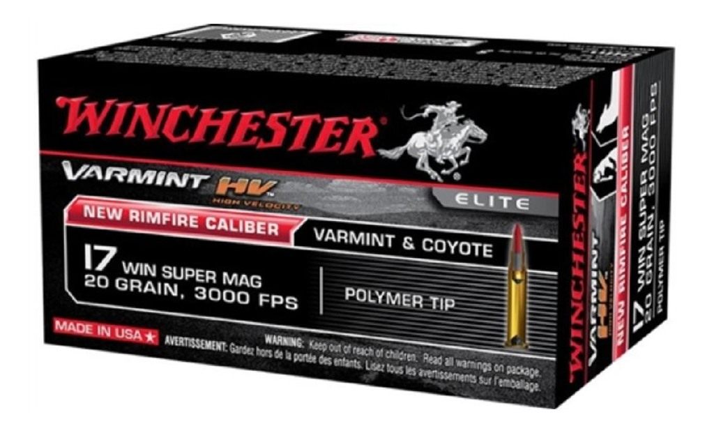 Winchester Ammo S17W20 Varmint HV 17WSM 20gr Polymer Tip 50 Per Box/10 Case view 2