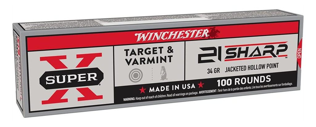 Winchester Ammunition Ammo X21JHP Super X 21 Sharp 34gr Jacketed Hollow Poi view 2