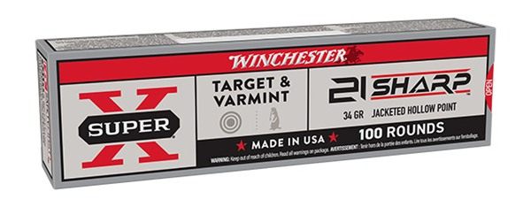 Winchester Ammunition Ammo X21JHP Super X 21 Sharp 34gr Jacketed Hollow Poi view 3