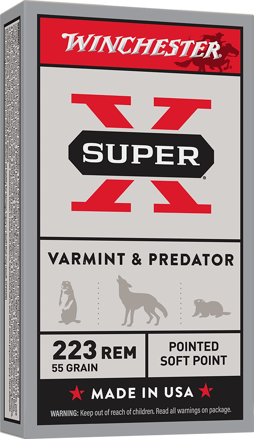 Winchester Ammo X223R Super X 223 Rem 55gr Jacketed Soft Point 20 Per Box/1