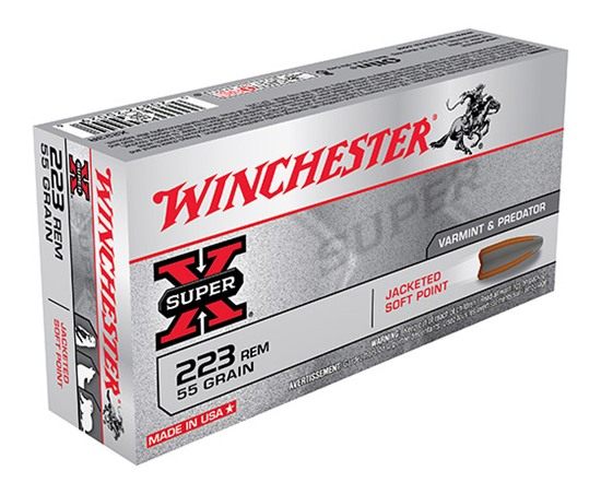 Winchester Ammo X223R Super X 223 Rem 55gr Jacketed Soft Point 20 Per Box/1 view 2