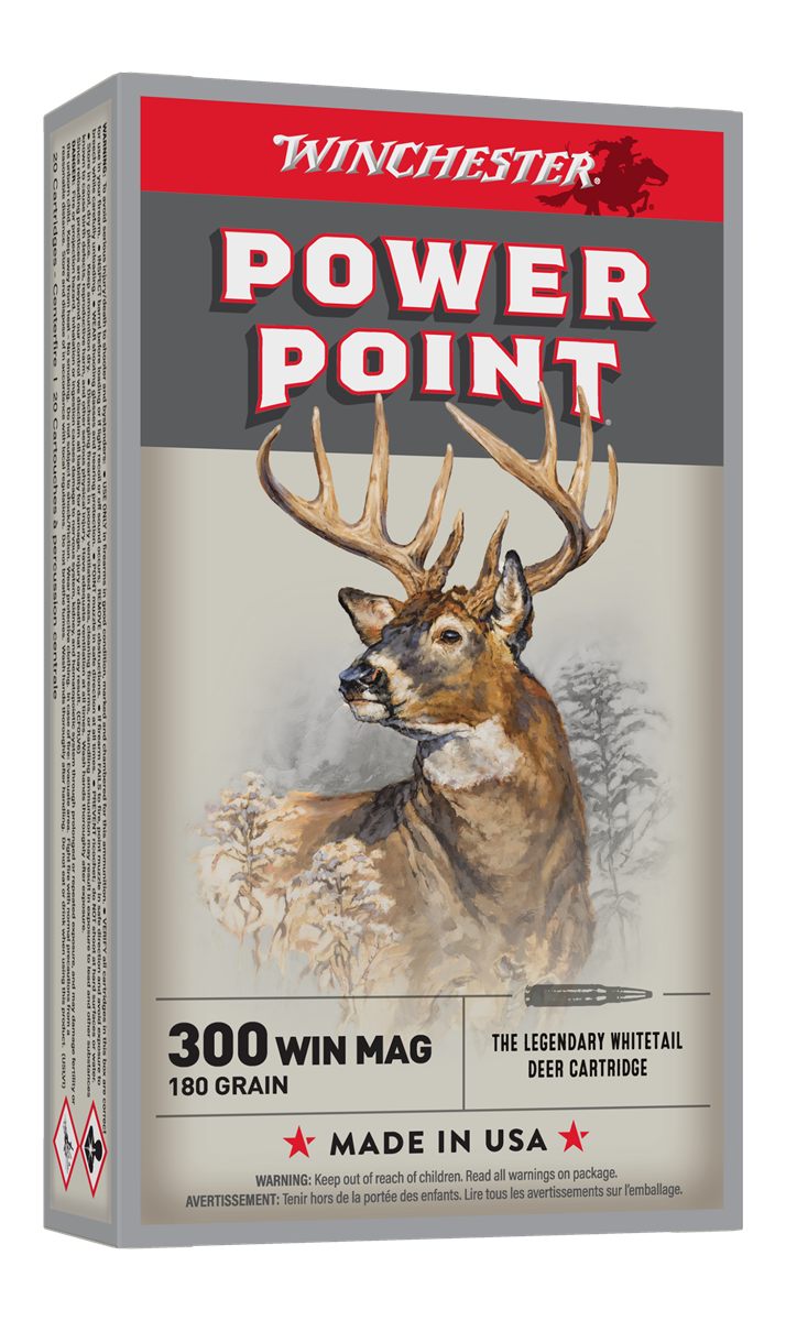 Winchester Ammunition Super-X Power Point Rifle .300 Mag 180 gr PSP 2960 fp