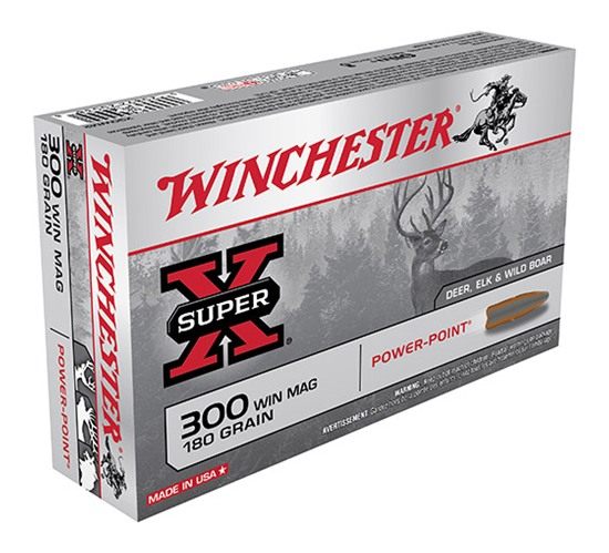 Winchester Ammunition Super-X Power Point Rifle .300 Mag 180 gr PSP 2960 fp view 2