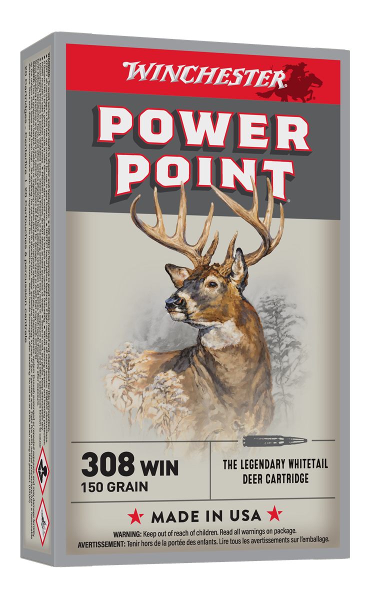 Winchester Ammunition Super-X Power Point Rifle .308 150 gr. PSP 2820 fps 2