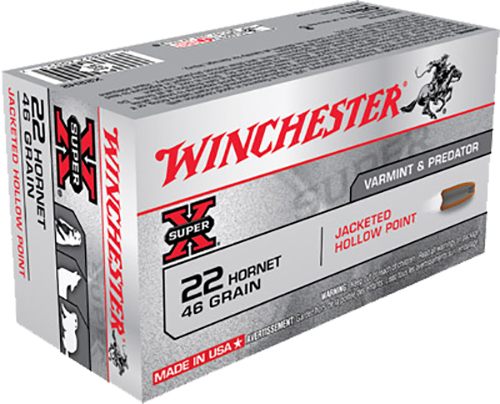 Winchester Ammunition Ammo X22H2 Super X 22 Hornet 46gr Jacketed Hollow Poi view 3