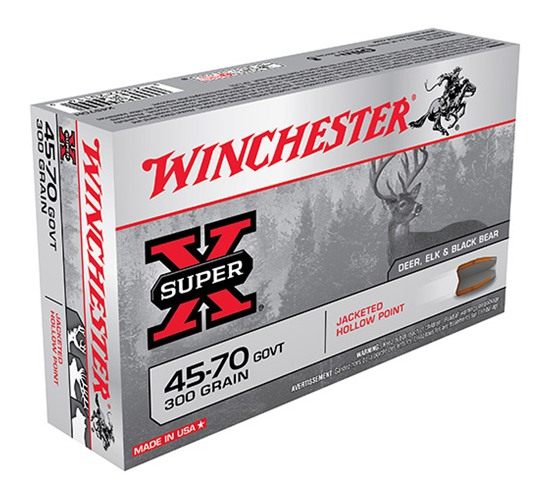 Winchester Ammunition Ammo X4570H Super X 45-70 Gov 300gr Jacketed Hollow P view 2