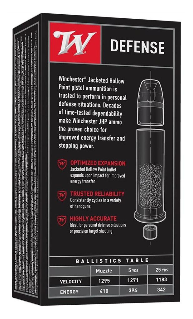 Winchester Ammunition Ammo Q4204 USA 357 Mag 110gr Jacketed Hollow Point 50 view 2