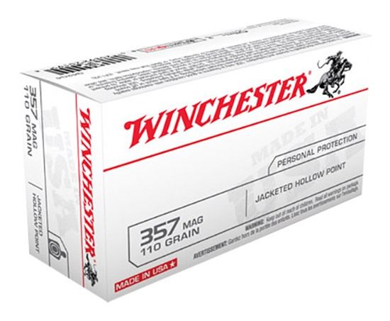 Winchester Ammunition Ammo Q4204 USA 357 Mag 110gr Jacketed Hollow Point 50 view 3