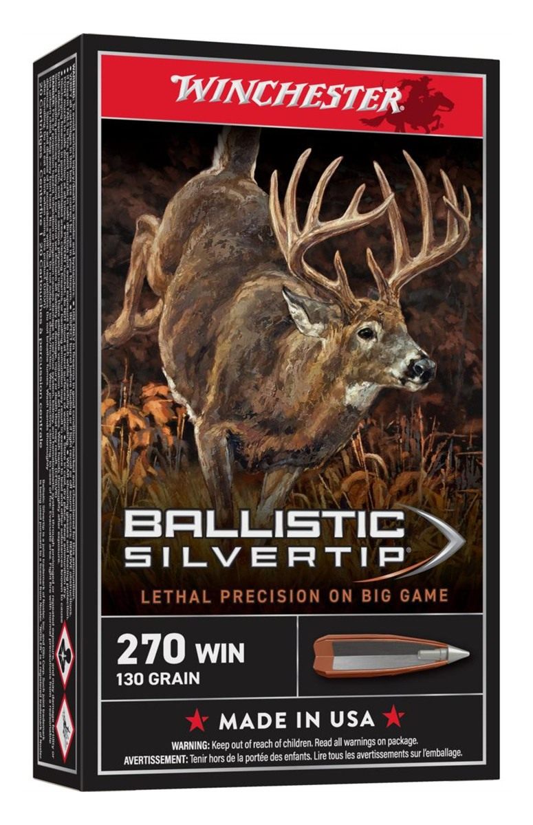 Winchester Ammunition Ammo SBST270 Ballistic Silvertip 270 130gr Rapid Cont view 2