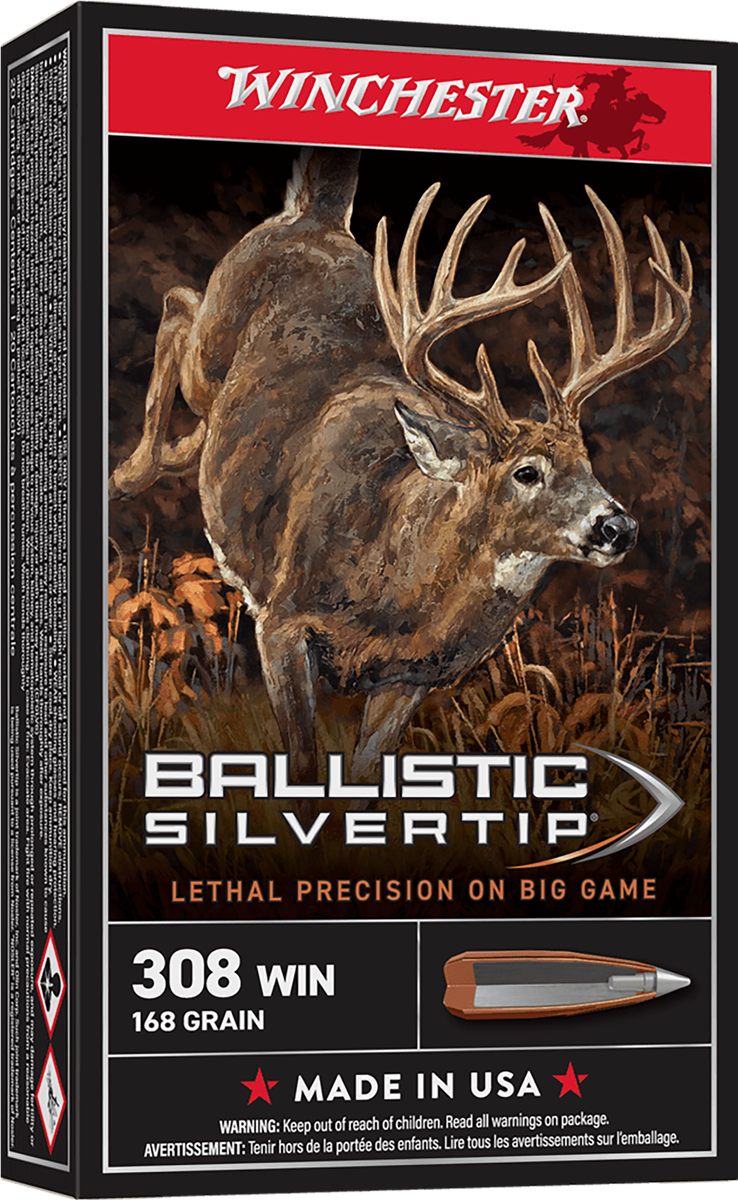 Winchester Ammunition Ammo SBST308A Ballistic Silvertip 308 168gr Rapid Con