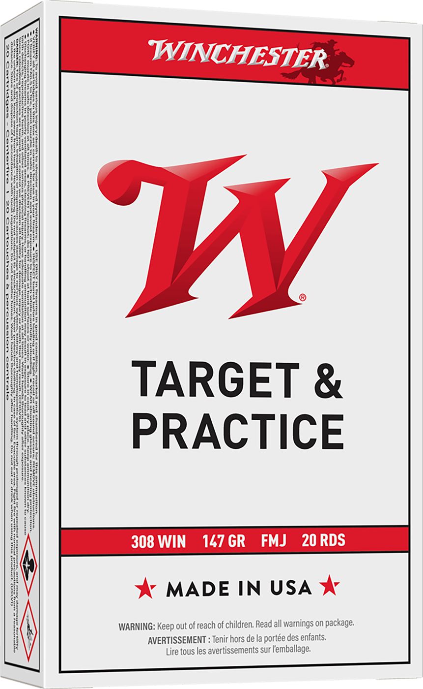 Winchester Ammunition Ammo USA3081 308 147gr Full Metal Jacket 20 Per Box/1
