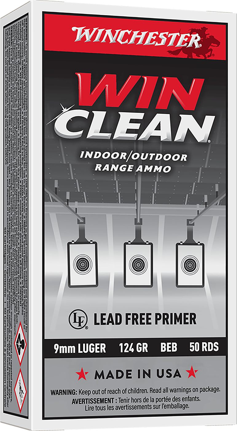 Winchester Ammunition Ammo WC92 Super X 9mmLuger 124gr Winclean Brass Enclo