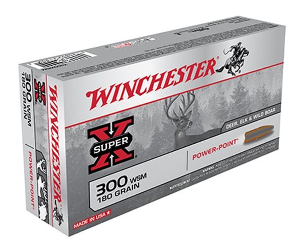 Winchester Ammunition Super-X Power Point Rifle .300 WSM 180 gr. PSP 2970 f view 2