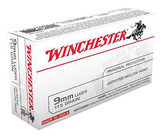 Winchester Ammunition Ammo USA9JHP 9mmLuger 115gr Jacketed Hollow Point 50 view 3