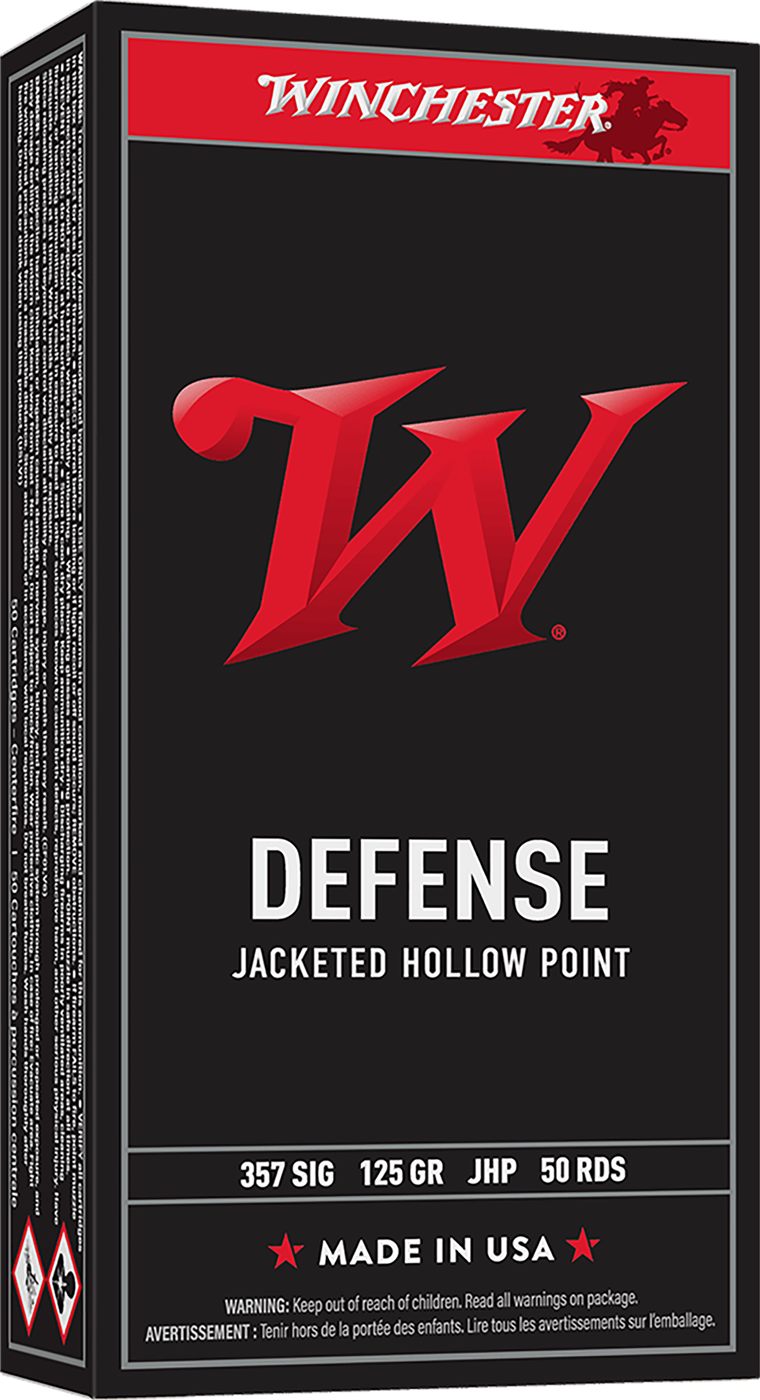Winchester Ammunition Ammo USA357SJHP 357 Sig 125gr Jacketed Hollow Point 5