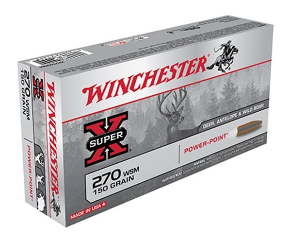 Winchester Ammunition Super-X Power Point Rifle .270 WSM 150 gr. PSP 3150 f view 2