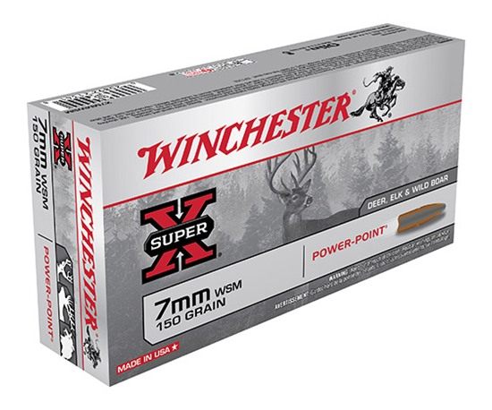 Winchester Ammunition Super-X Power Point Rifle 7mm WSM 150 gr. PSP 3200 fp view 2