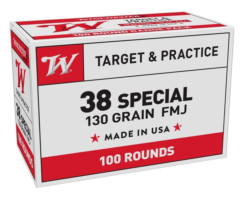 Winchester Ammunition Ammo USA38SPVP Value Pack 38 Special 130gr Full Metal