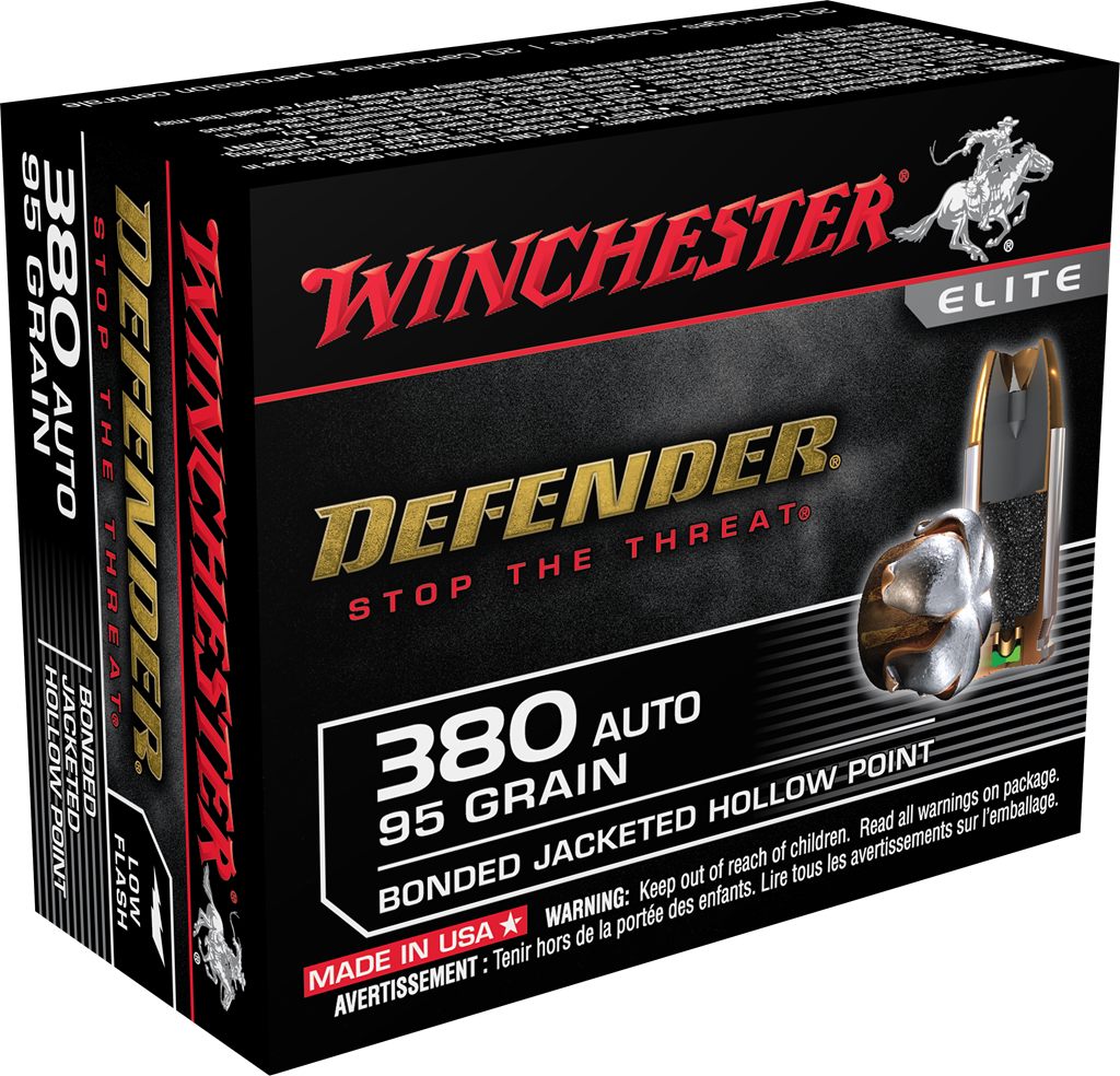 Winchester Ammo S380PDB Defender 380ACP 95gr Bonded Jacket Hollow Point 20 view 2