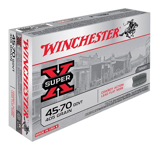 Winchester Ammo X4570CB Super X Cowboy Action 45-70 Gov 405gr Lead Flat Nos view 2