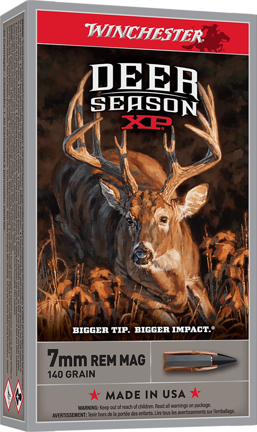 Winchester Ammunition Ammo X7DS Deer Season XP 7mmRemMag 140gr Extreme Poin