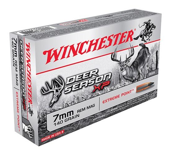 Winchester Ammunition Ammo X7DS Deer Season XP 7mmRemMag 140gr Extreme Poin view 2