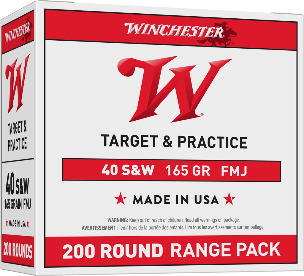 Winchester Ammunition Ammo USA40W Range Pack 40S W 165gr Full Metal Jacket view 3