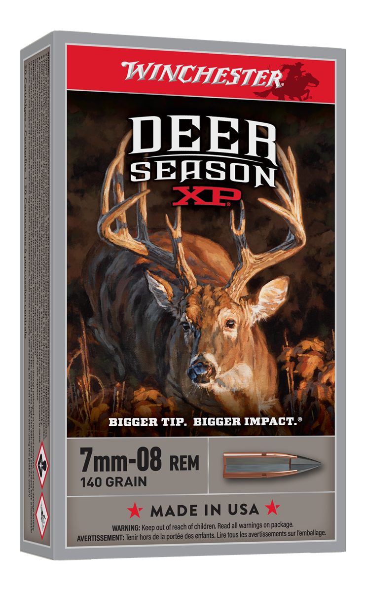 Winchester Ammunition Ammo X708DS Deer Season XP 7mm-08 Rem 140gr Extreme P