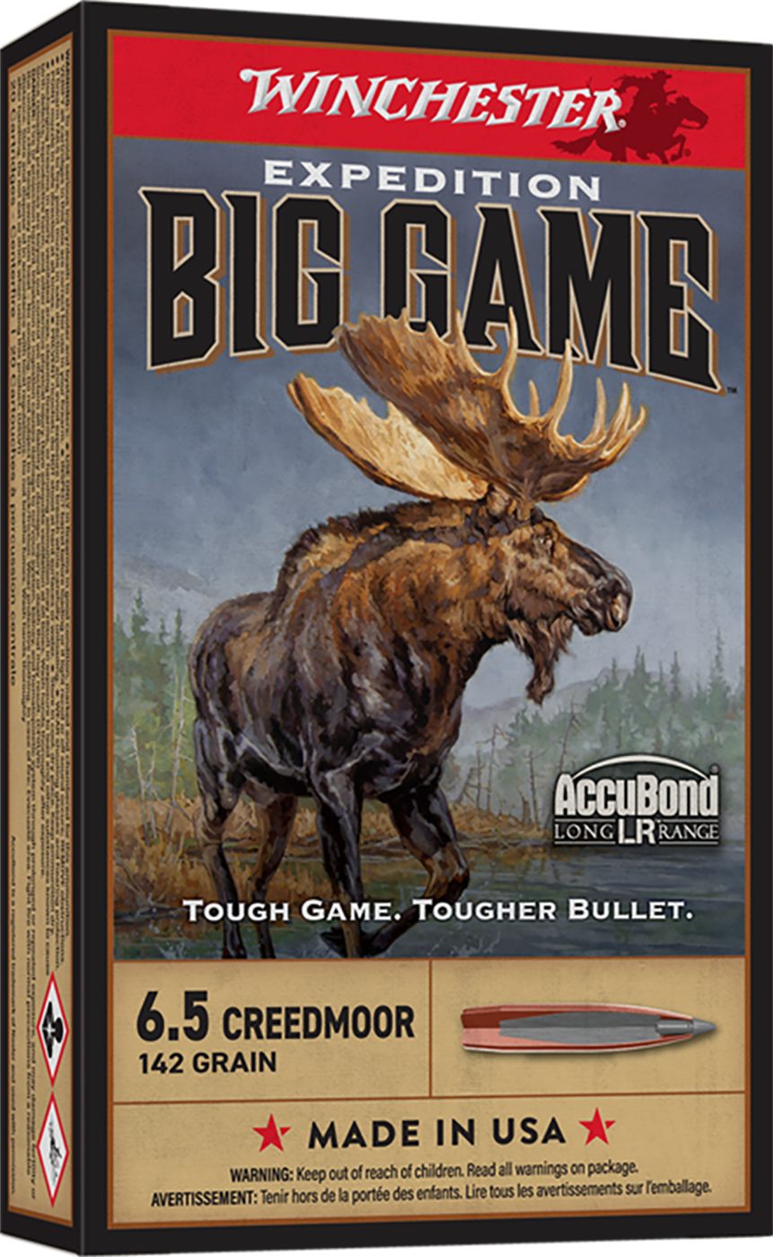 Winchester Ammo S65LR Expedition Big Game Long Range 6.5 Creedmoor 142gr No