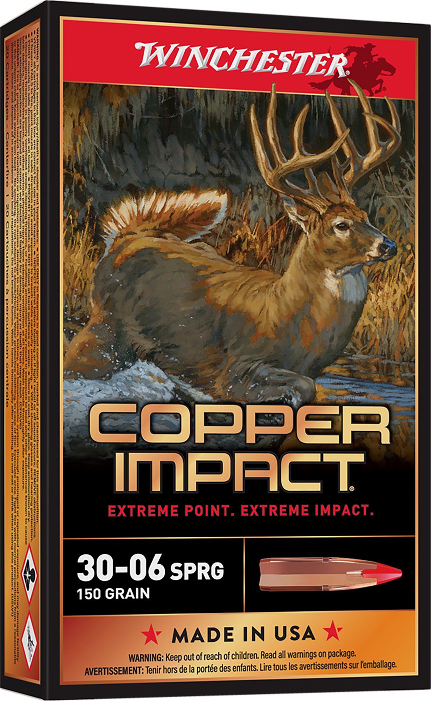 Winchester Ammunition Ammo X3006CLF Copper Impact 30-06 Springfield 150gr E
