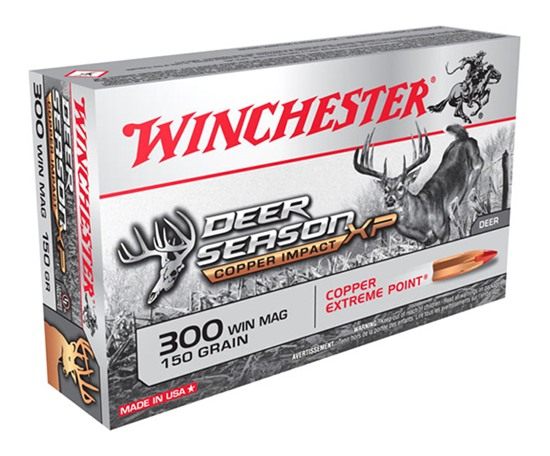 Winchester Ammo X300CLF Copper Impact 300 WinMag 150gr Extreme Point Lead F view 2