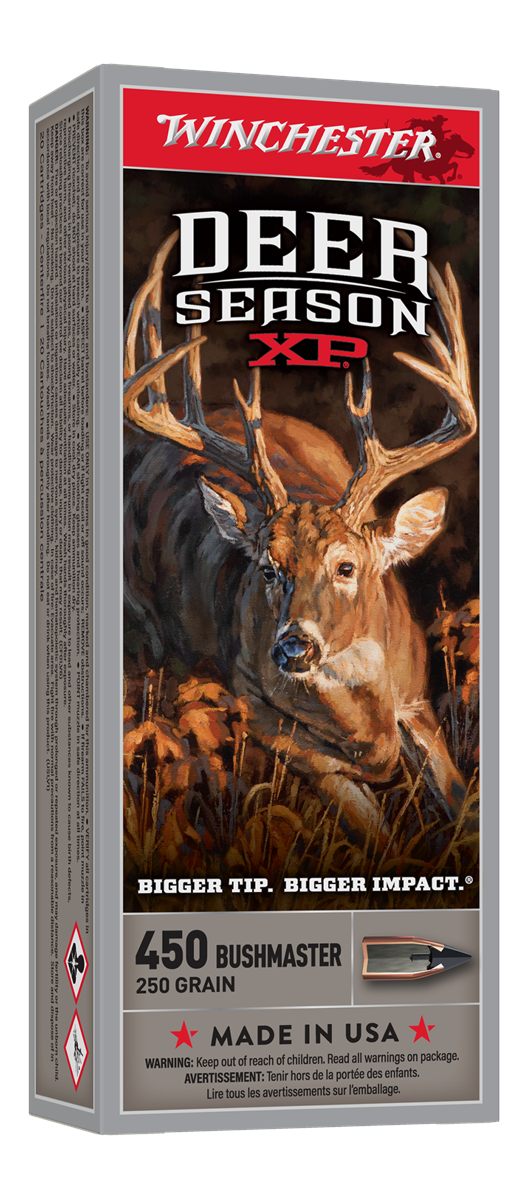 Winchester Ammunition Ammo X450DS Deer Season XP 450 Bushmaster 250gr Extre