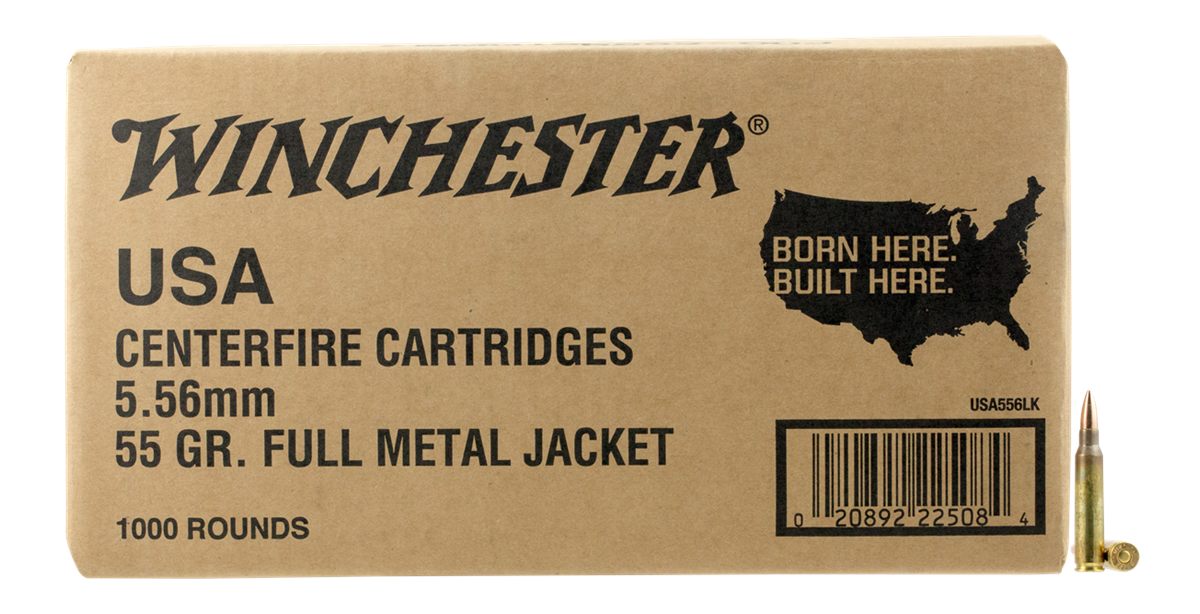 Winchester Ammunition Ammo WM1931000 USA M193 5.56x45mmNATO 55gr Full Metal view 3