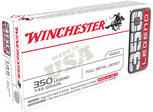 Winchester Ammunition Ammo USA3501 350 Legend 145gr Full Metal Jacket 20 Pe view 3